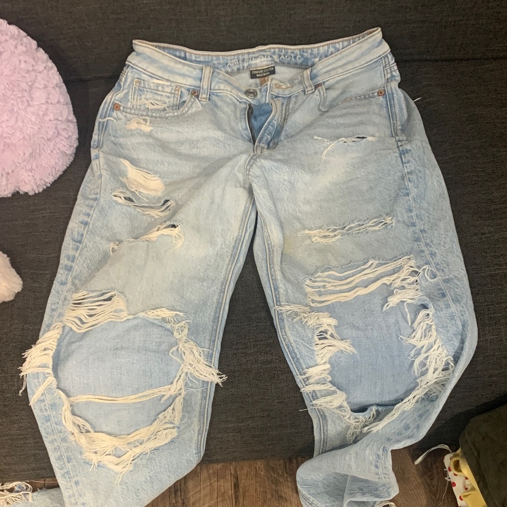 American Eagle Outfitters Light Blue Jeans - Picture 2 of 4
